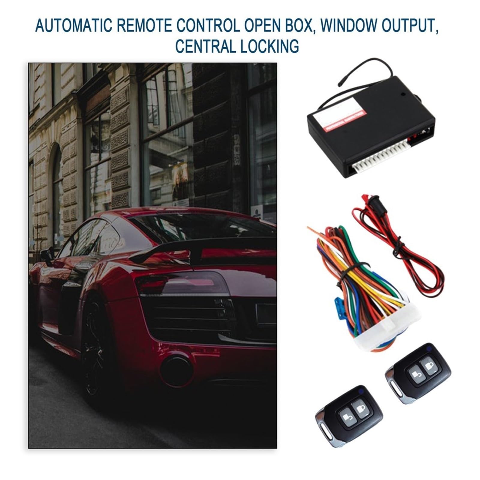 Zdalny Centralny Zamek Samochodowy System Bezkluczykowy Zdalne Sterowanie Samochodowe Systemy Alarmowe Z Zestawem Auto Remote Central