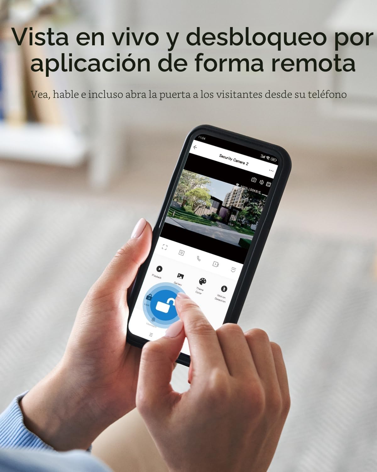 TMEZON Videoportero WiFi 4 Hilos, 1080P Timbre Video Sistema Intercomunicador,Pantalla táctil IP de 7",Grabación y reproducción,detección de Movimiento,Desbloqueo por App/Tarjeta RFID,para 2 familias