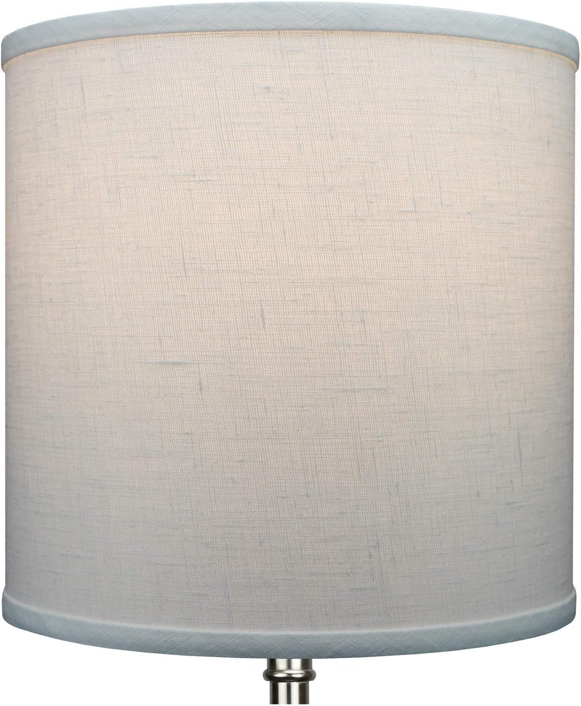FenchelShades.com 10" Top Diameter x 10" Bottom Diameter 10" Height Cylinder Drum Lampshade Liner USA Made (Designer Off White)