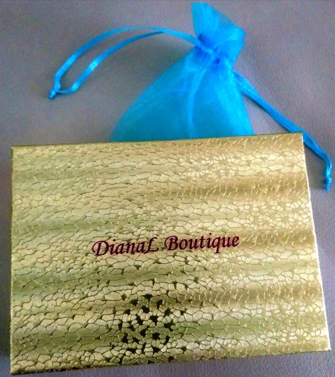 DianaL Boutique Dragonfly Embossed Metal Stretch Bracelet Charm Patina Finish - Image 3