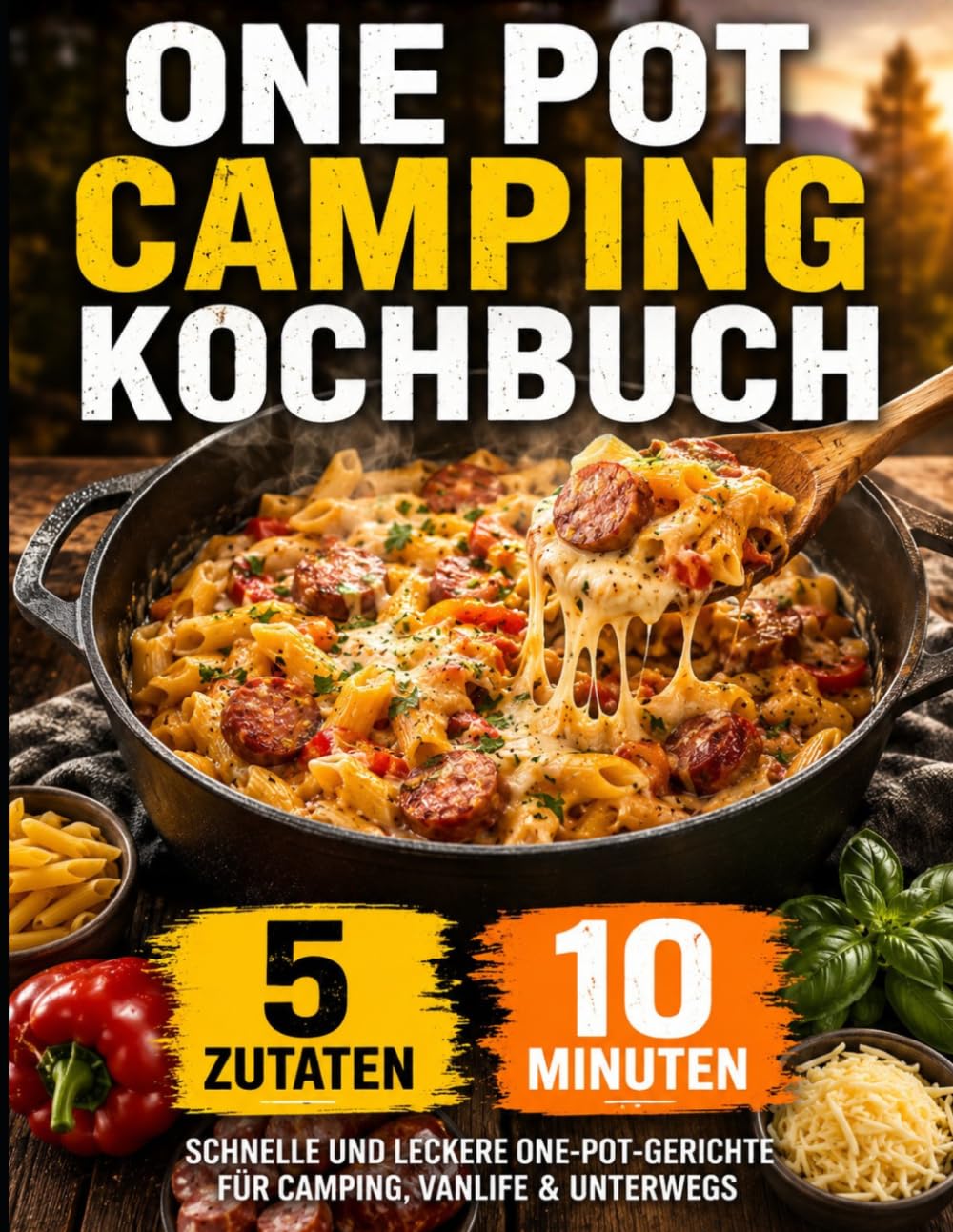 One Pot Camping Kochbuch – 5 Zutaten & 10 Minuten: Schnelle und leckere One-Pot-Gerichte für Camping, Vanlife & unterwegs