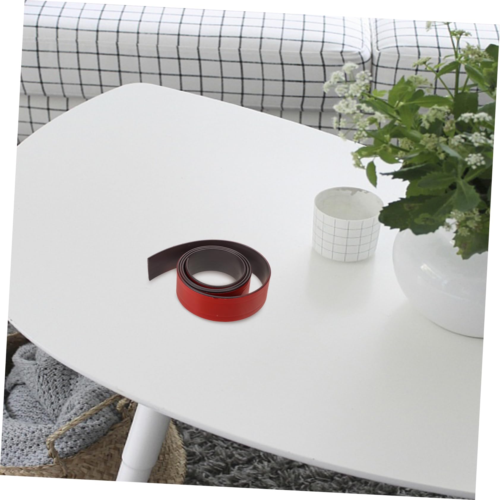 Gadpiparty 5rollos Cinta Magnética Para Refrigerador Tiras Magnéticas Para y Proyectos Educativos y De Aplicar