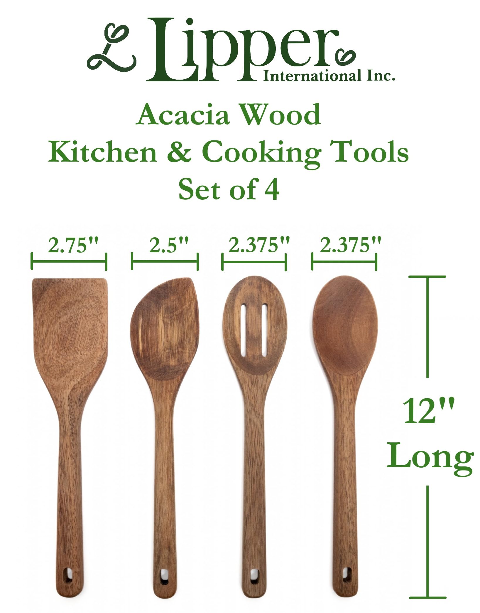 Set di 2 tavolini rotondi in legno di acacia Olivia - SKLUM