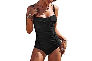 Ekouaer Retro One-Piece Swimsuit: Timeless Elegance and Tummy Control