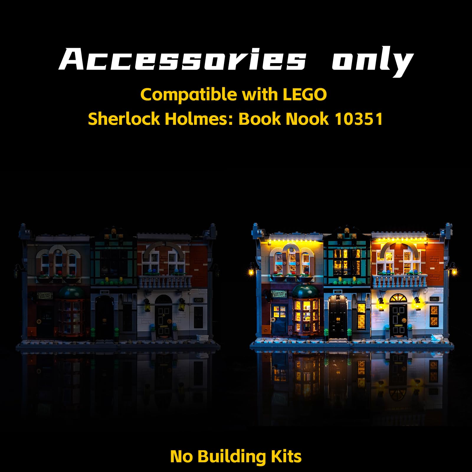 Amazon.co.jp: BrickBling Light Legoシャーロックホームズと互換性が