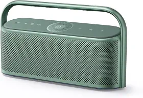 Motion X600 Soundcore da Anker Caixa de Som Portáteis Bluetooth, Áudio Espacial Hi-Res, 50W Sem Fio, IPX7 à Prova D'Água, Pro EQ, Entrada AUX, Ideal para Casa, Escritório, Quintal e Banheiro, Branco