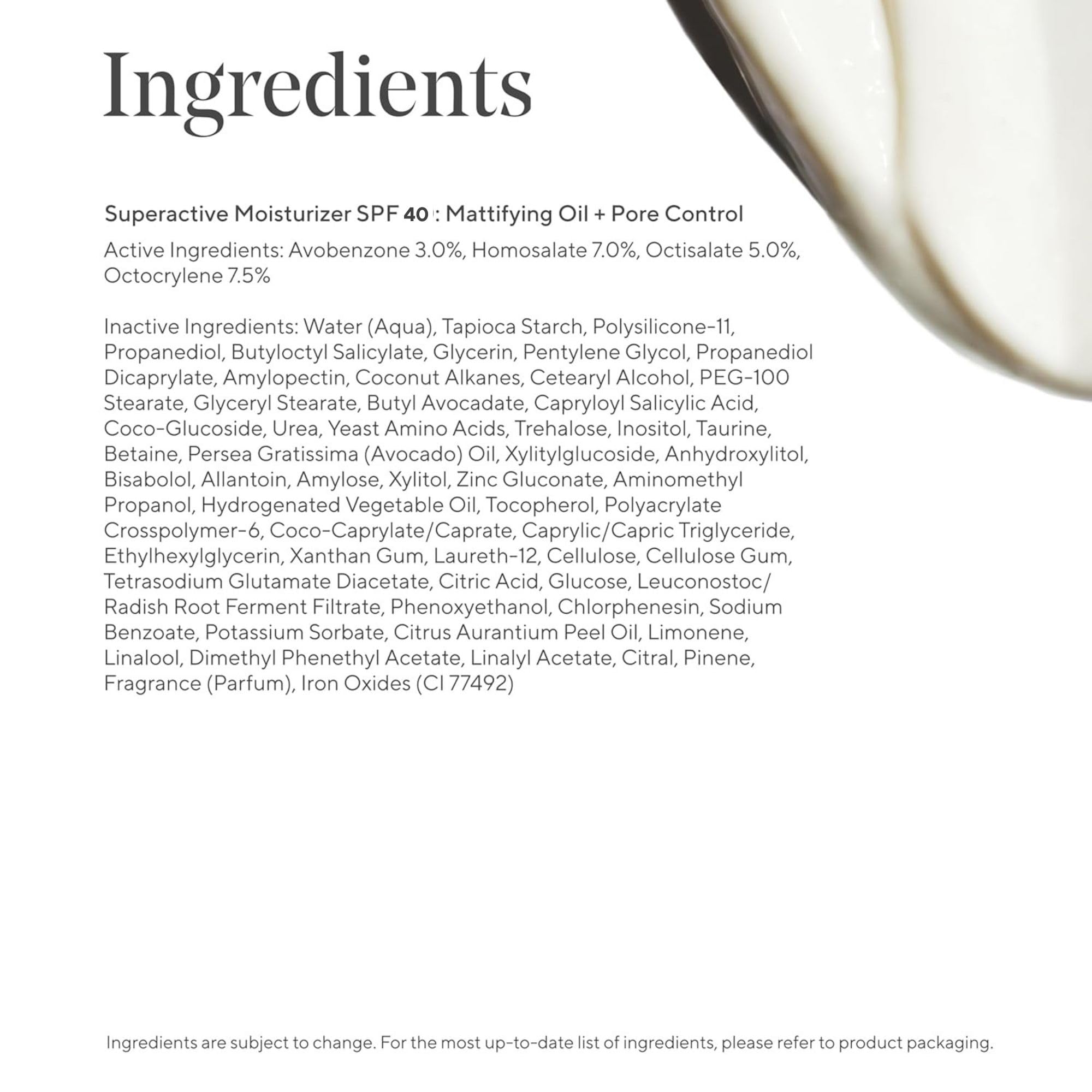 Murad Superactive Mattierende Feuchtigkeitscreme & Sonnenschutz LSF 40 – Glanzfrei, mit Salicylsäure für feine Poren und glatte Haut – 50 ml