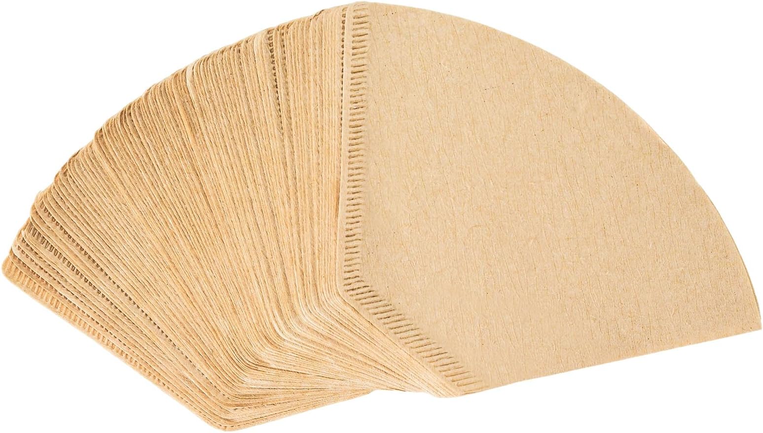 4 Natural Brown Paper Cone Coffee Filters, Unbleached