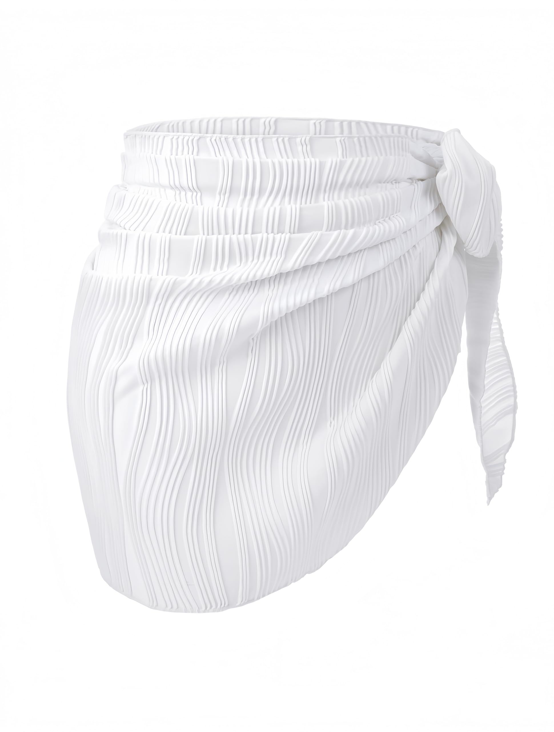 Chal corto triangular que cubre el traje de baño de forma ligera 8