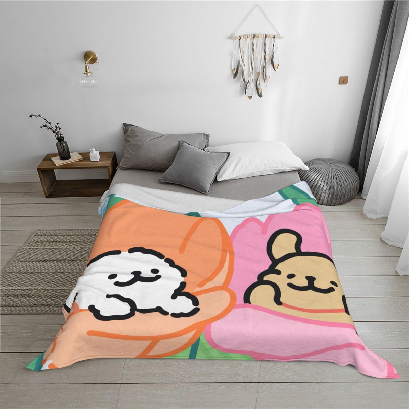 Amazon｜毛布 マルチーズ Maltese 韓国 ブランケット ふわふわ