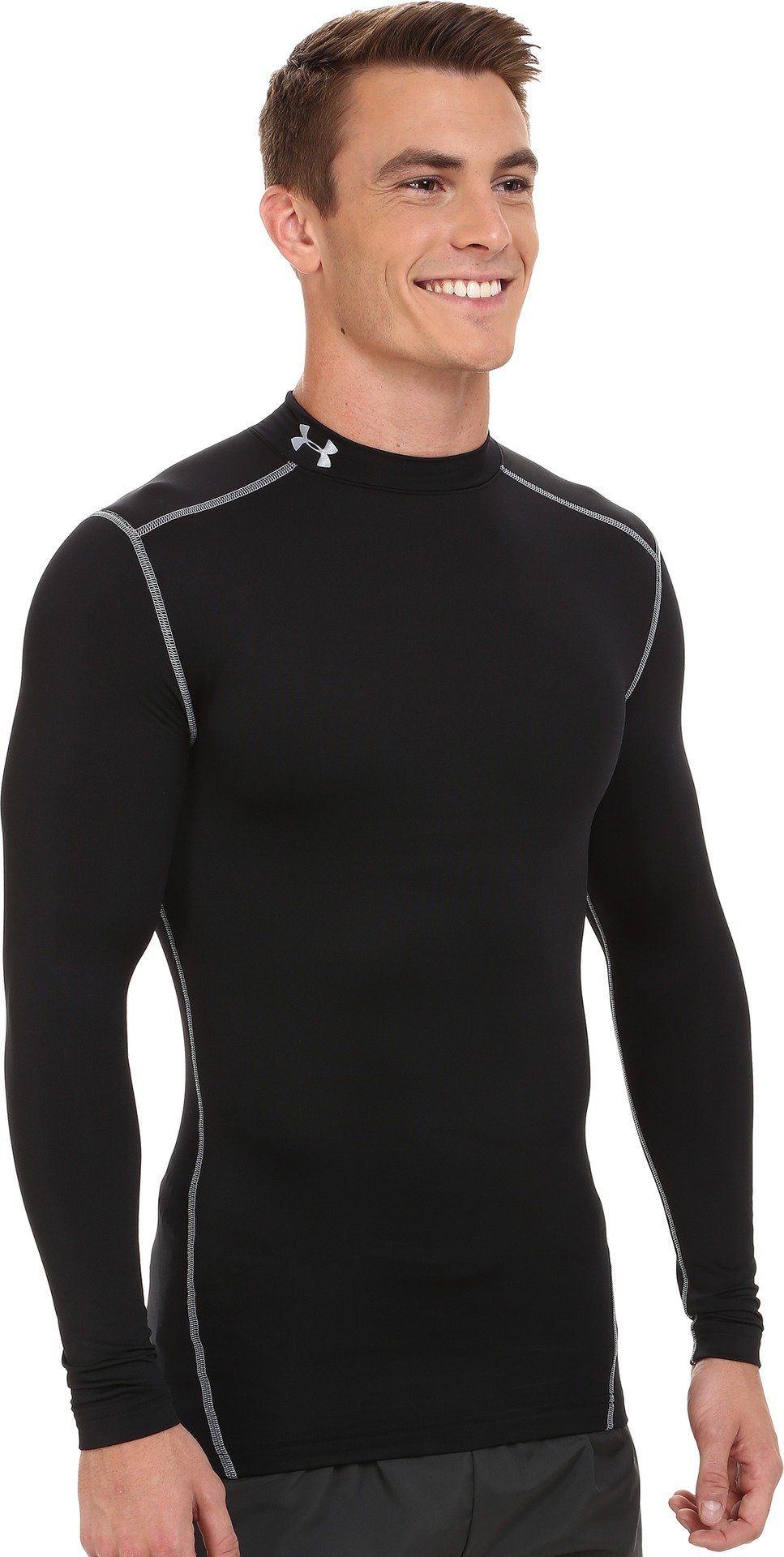 Under Armour Hombre Coldgear Armour Mock, Camiseta de Manga Larga