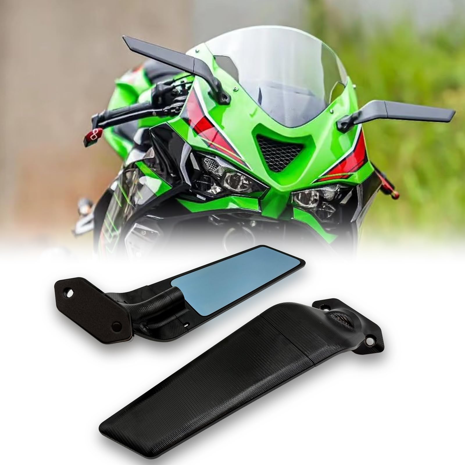 Amazon.com: Update Stealth Mirrors for Kawasaki Ninja ZX-6R ZX6R