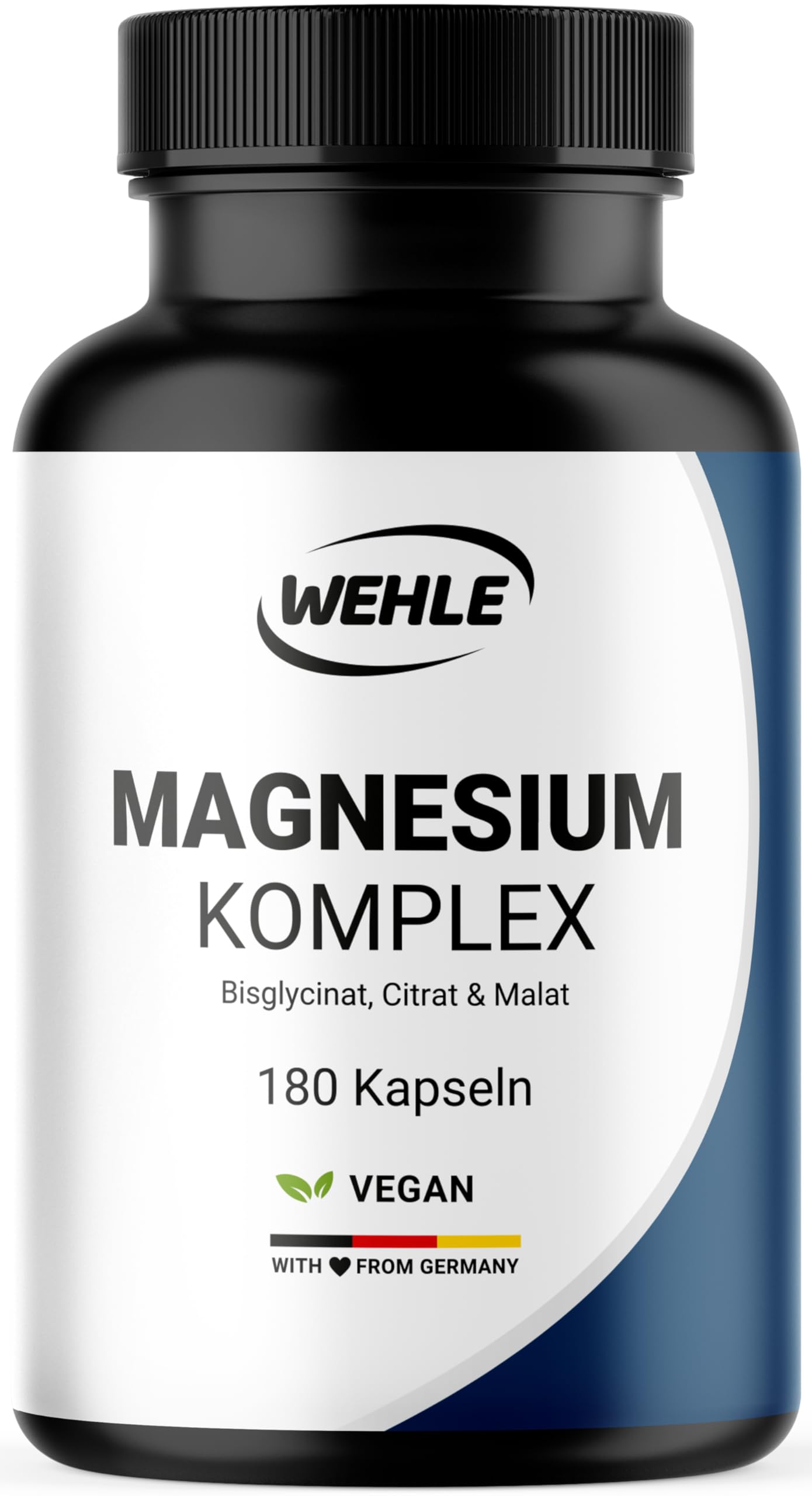 Wehle Sport Magnesium Hochdosiert – Magnesiumkomplex-Kapseln