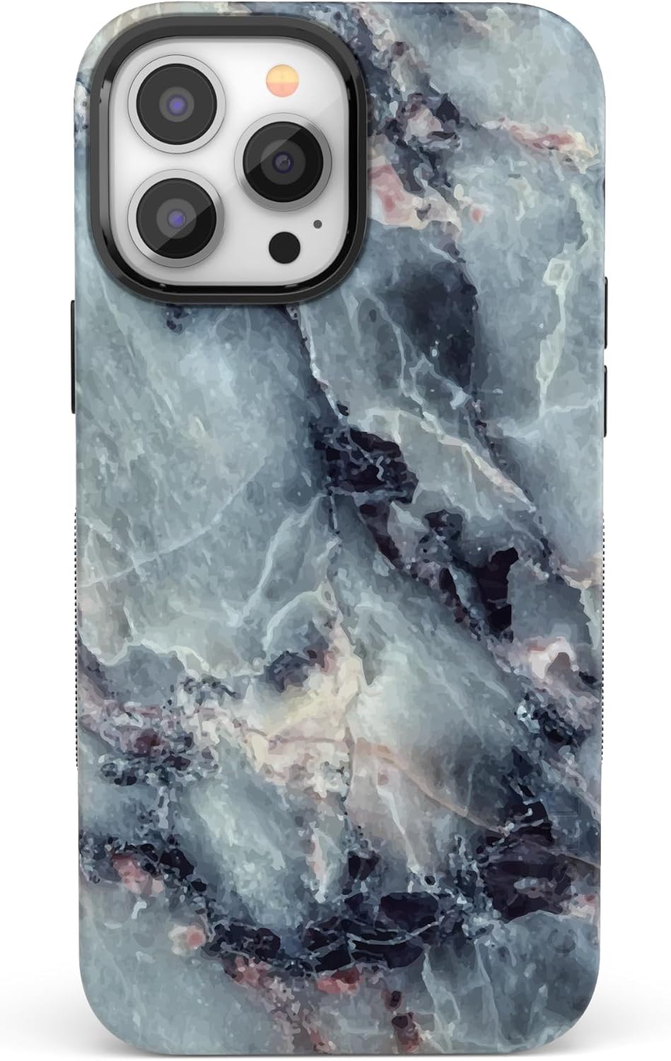 Casely iPhone 14 Pro Case | Deep Sea | Blue Marble | Bold Protective Design | Compatible with MagSafe