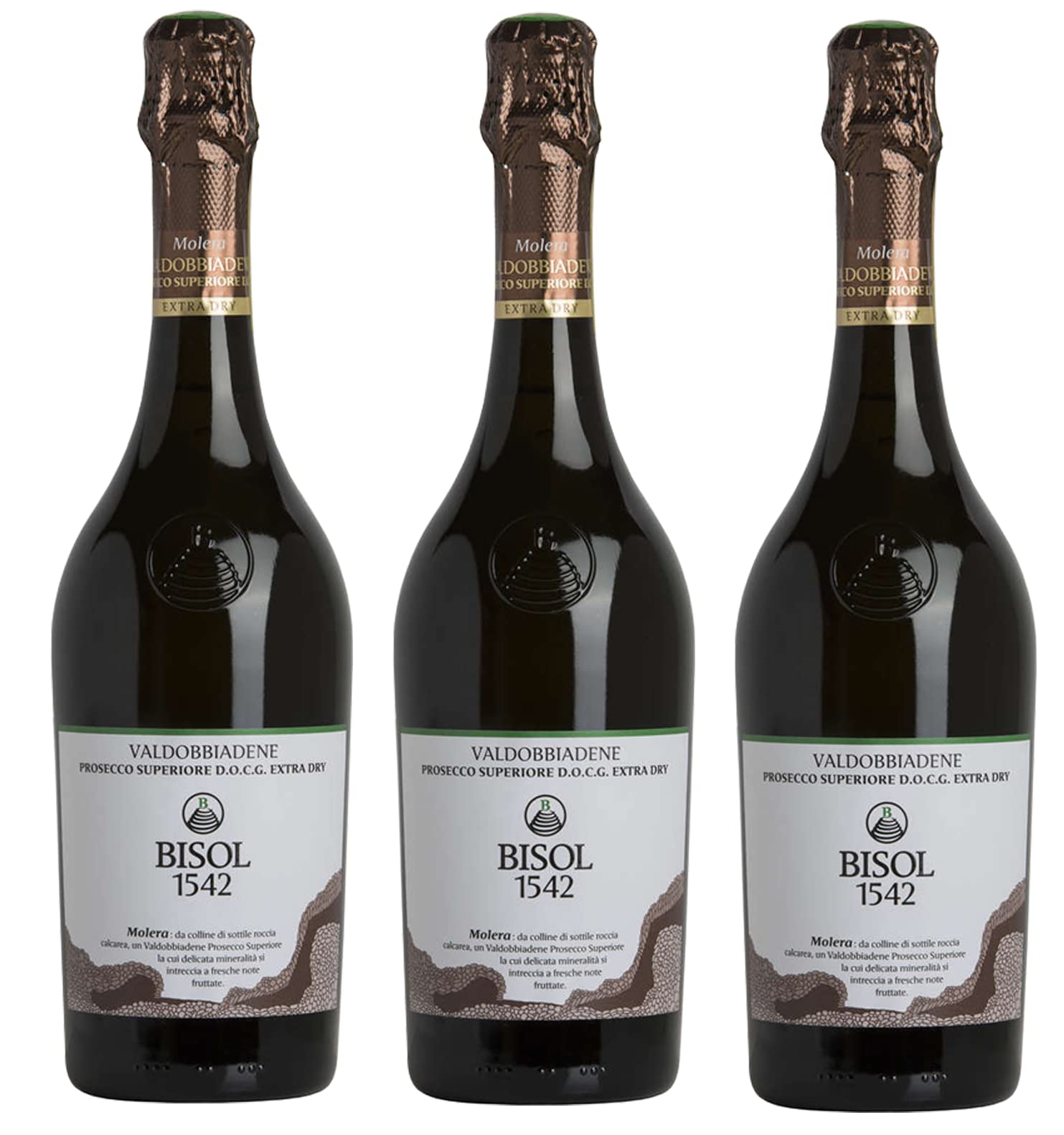 Cassa da 3 o 6 bottiglie di Prosecco -BISOL- Valdobbiadene Superiore DOCG "Molera" (3)