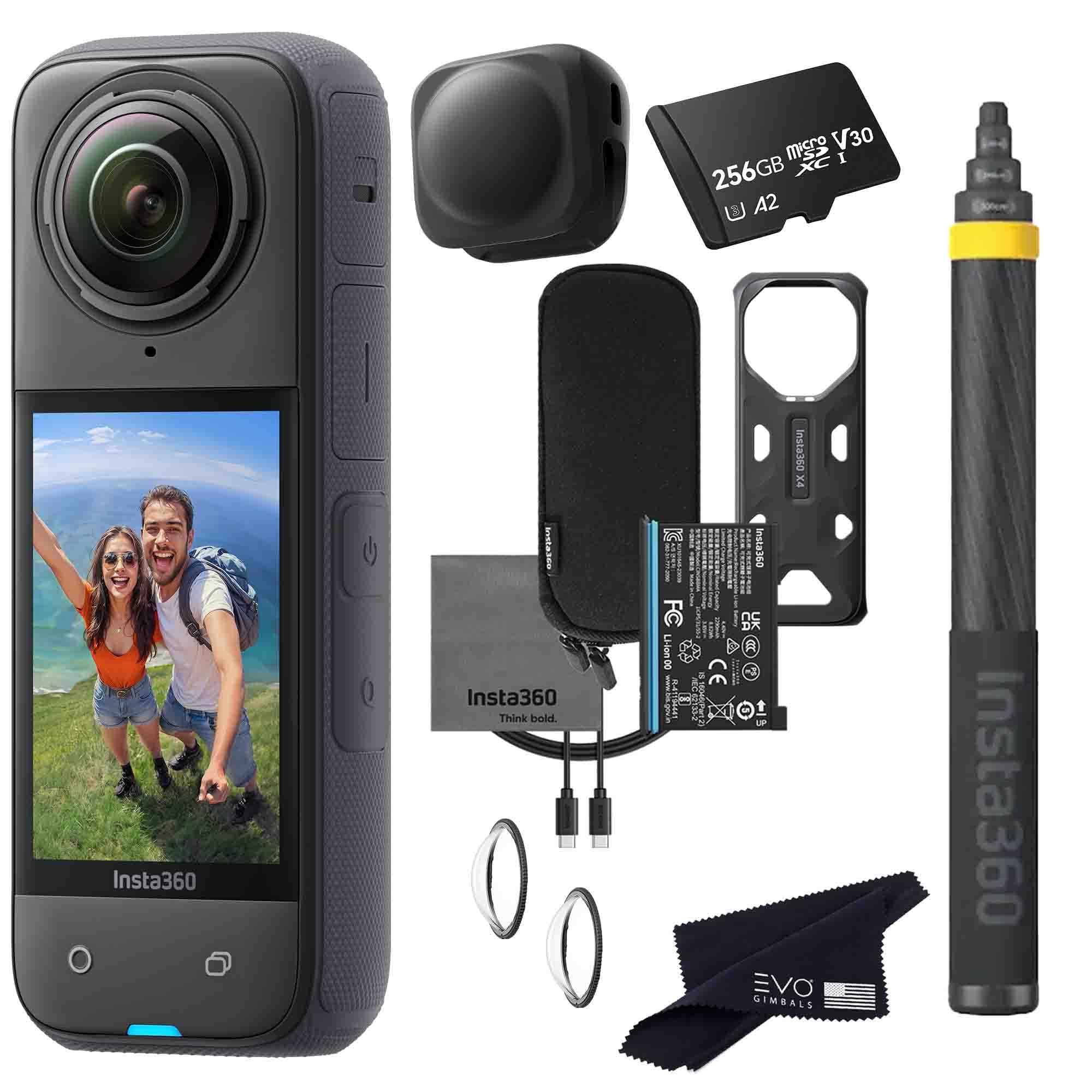 Amazon.com : Insta360 X4 Extended Selfie Stick Bundle(3m/9.8ft)-8K 