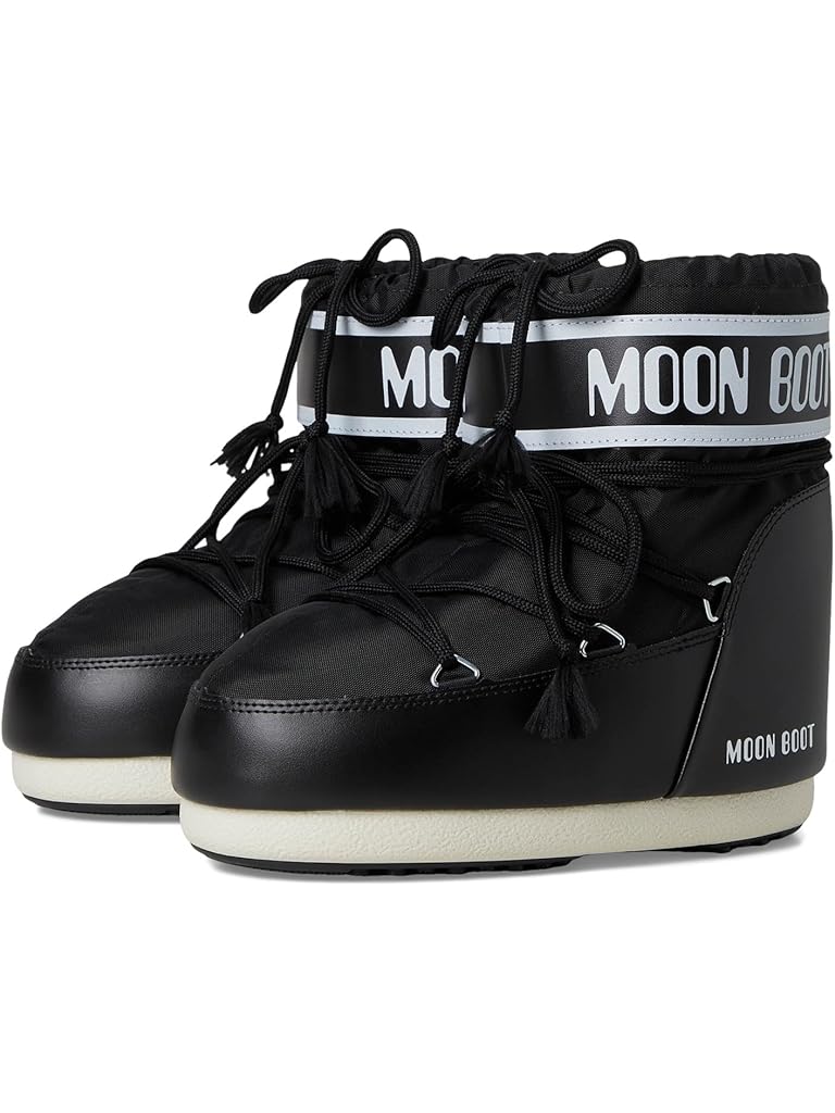 Black MOON BOOT Icon Low Nylon