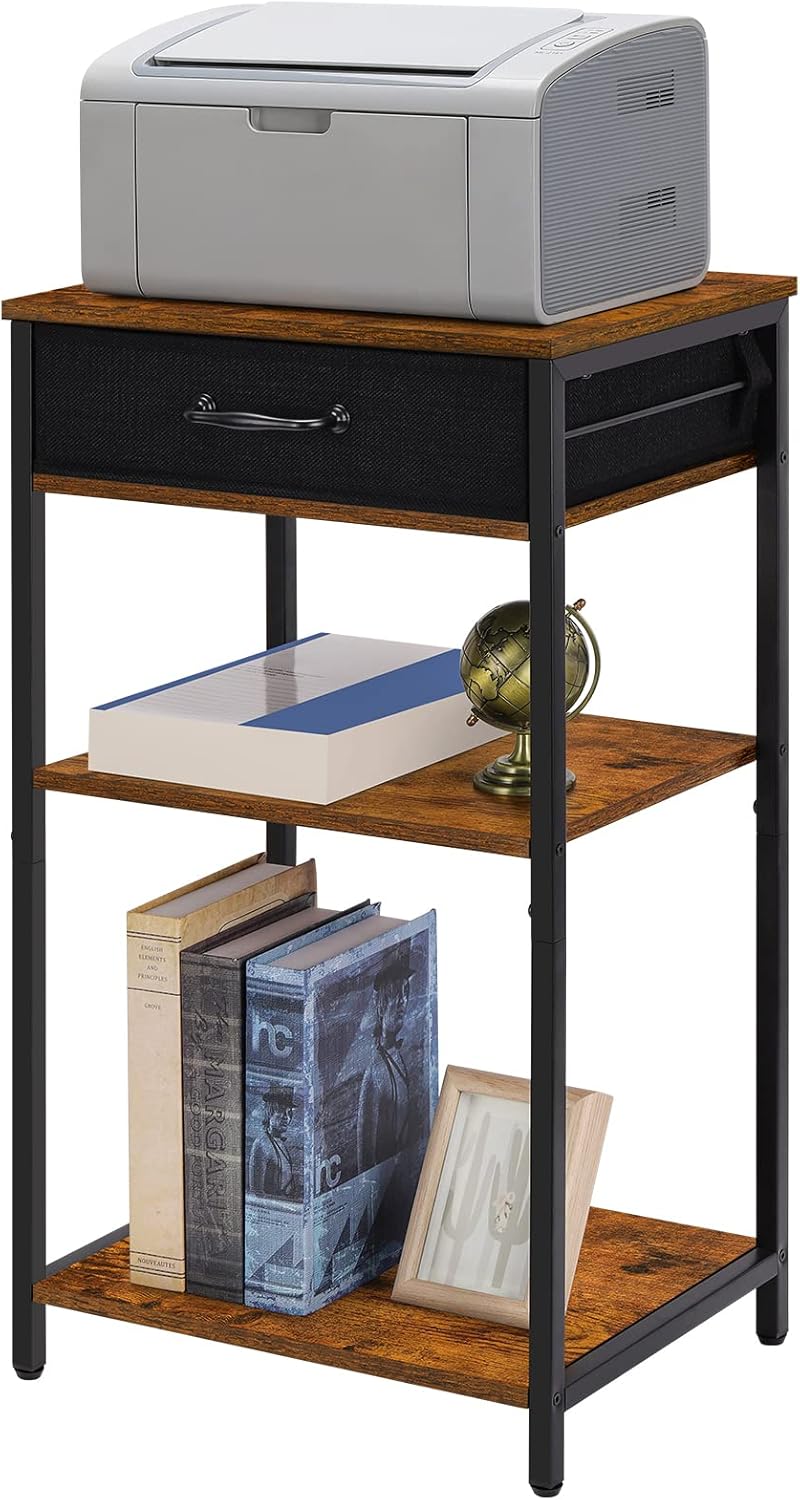 ETELI Printer Stand 3 Tier Home Office Printer Table with