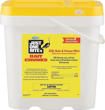 Farnam Just One Bite II Bait Chunks, 8lbs 64, 2 oz chuncks