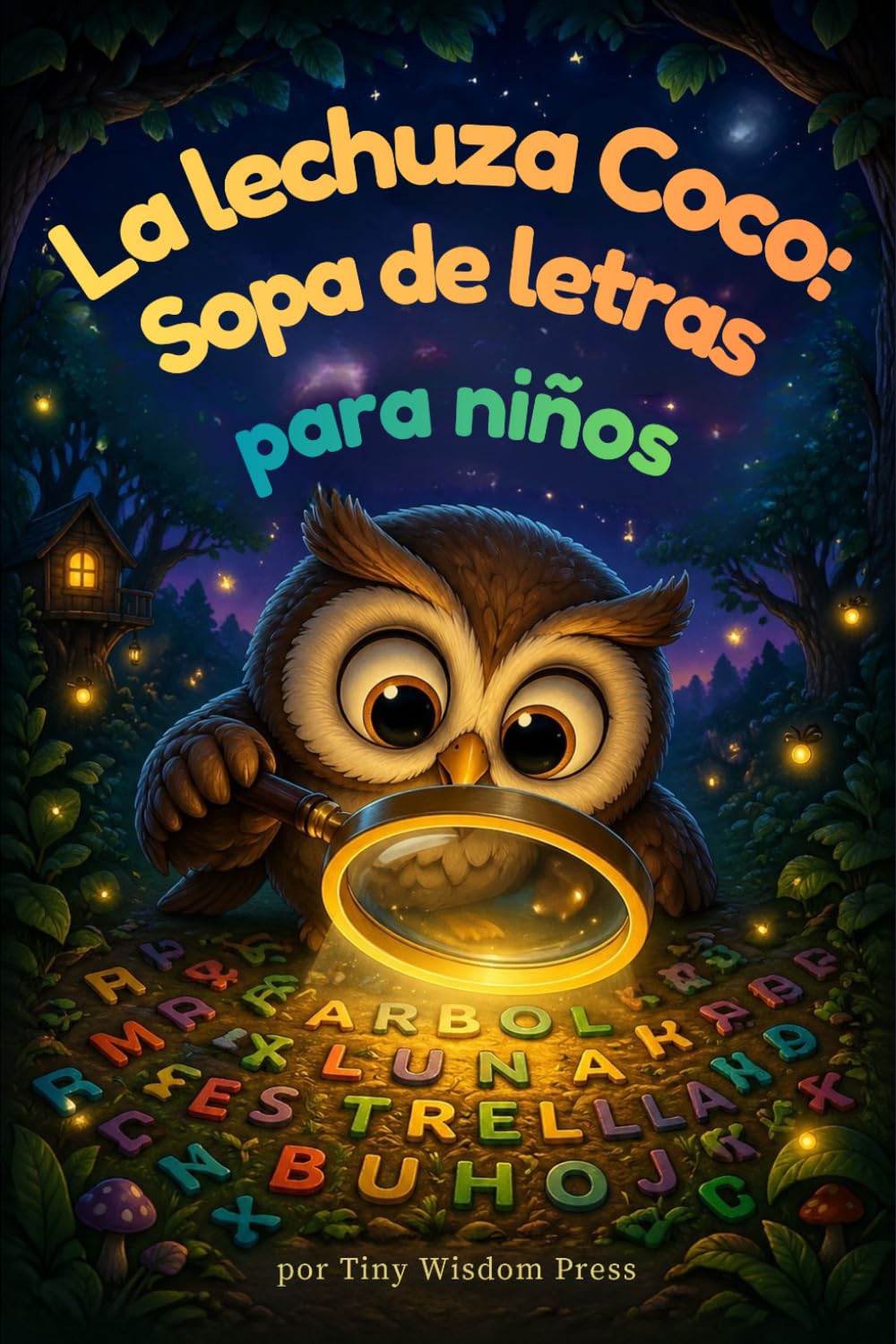 La lechuza Coco: Sopa de letras para niños