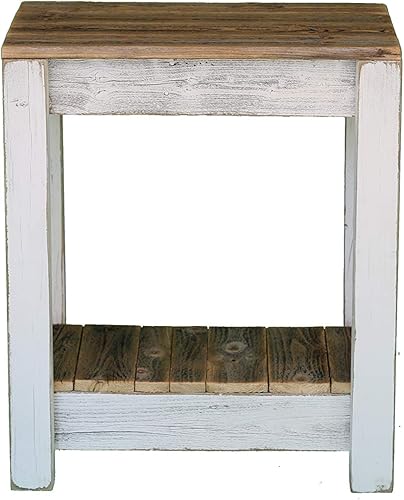 Miniatura 6 de Doug and Cristy Designs Mesa auxiliar combinada blanca