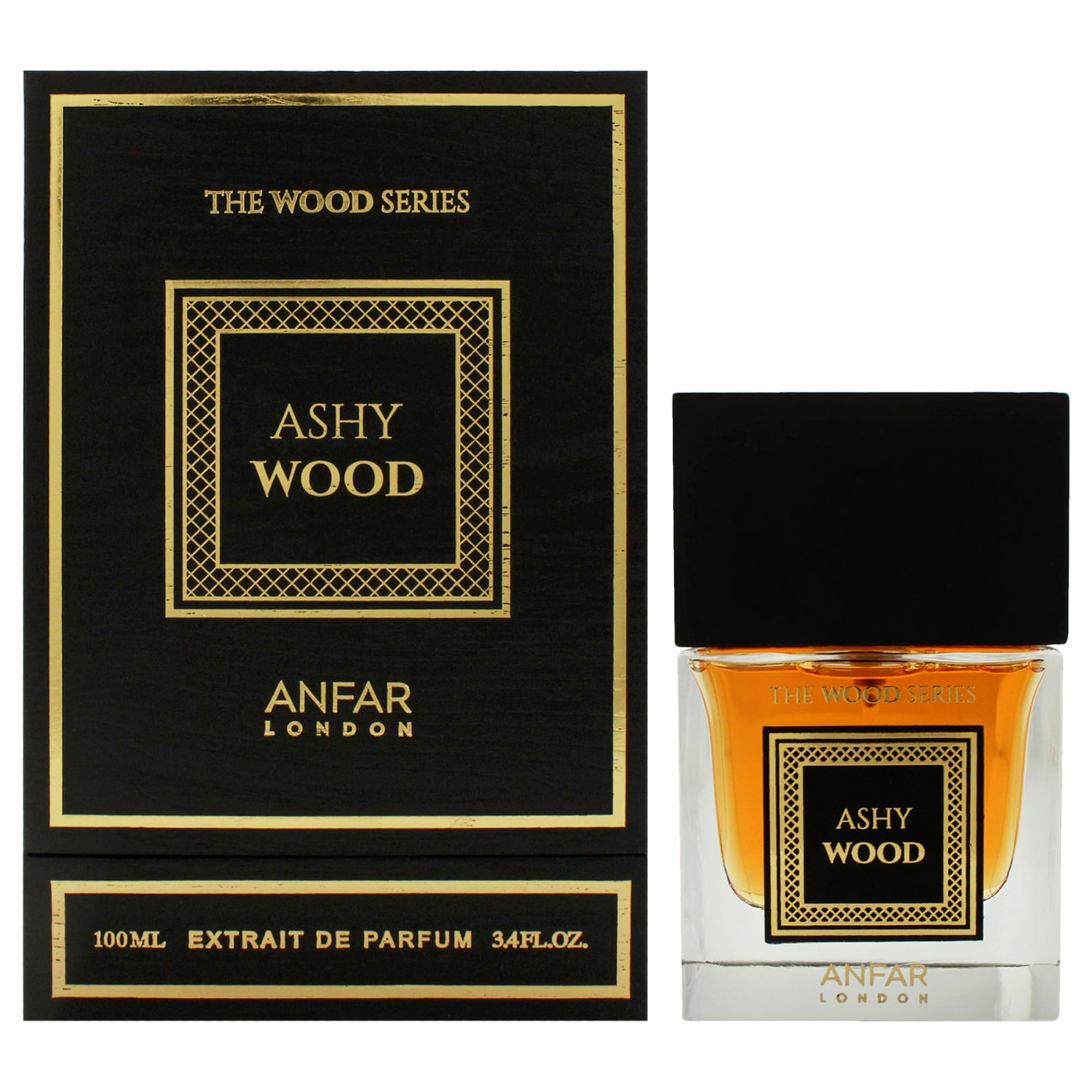 Anfar Unisex Black Ashy Wood 100Ml Extrait De Parfum Wood Series In