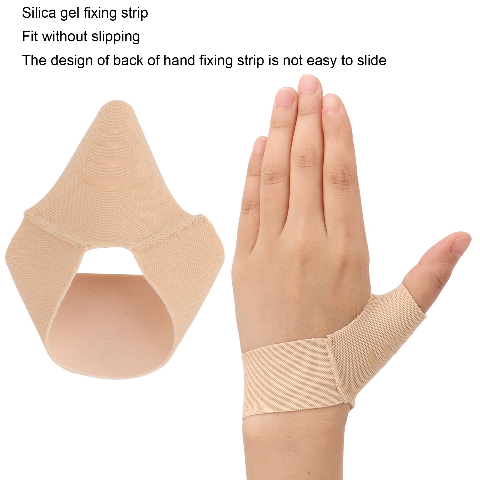 Thumb Support Brace Elastic Support Thumb Arthritis Brace Elastic Thumb Support Brace Thumb Compression Arthritis Gloves for Joint Pain Tendonitis Sprains (M) - Image 2