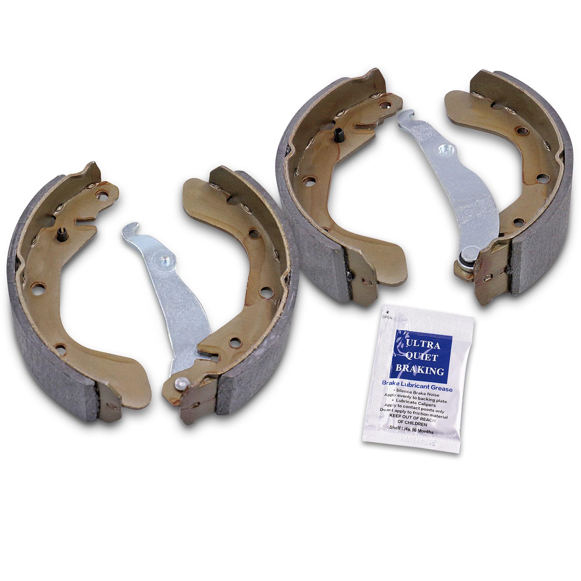 Kit Frein Essieu Arrière Complet - 2 Tambours, 4 Mâchoires, 2 Cylindres Aluminium, Compatible Seat, Skoda, VW