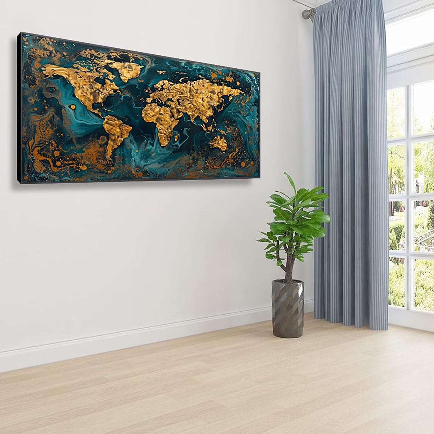 Amazon.com: 5D Diamond Painting Large 20x40in, World Map Diamond