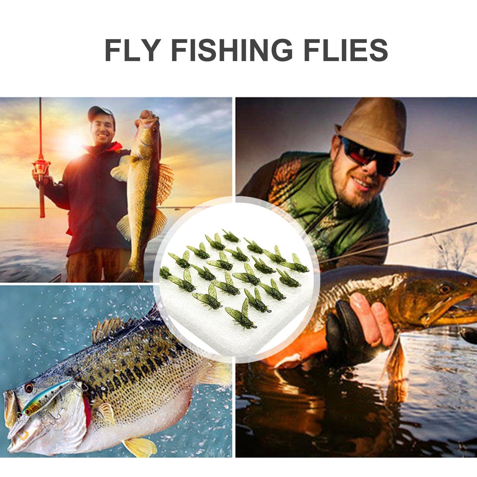 Amazon.co.jp: フライフィッシング餌、模擬フライフィッシング餌  