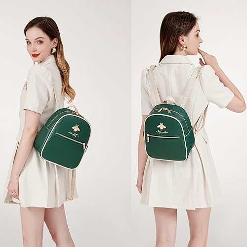 Miniatura 6 de Mochila pequeña para mujer, Verde, Mochilas Daypack