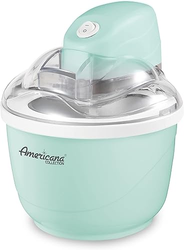 Americana Collection Elite EIM520M - Máquina de helado automática y eléctrica, fácil de usar, 1cuarto de galón, para yogur congelado, sorbete,