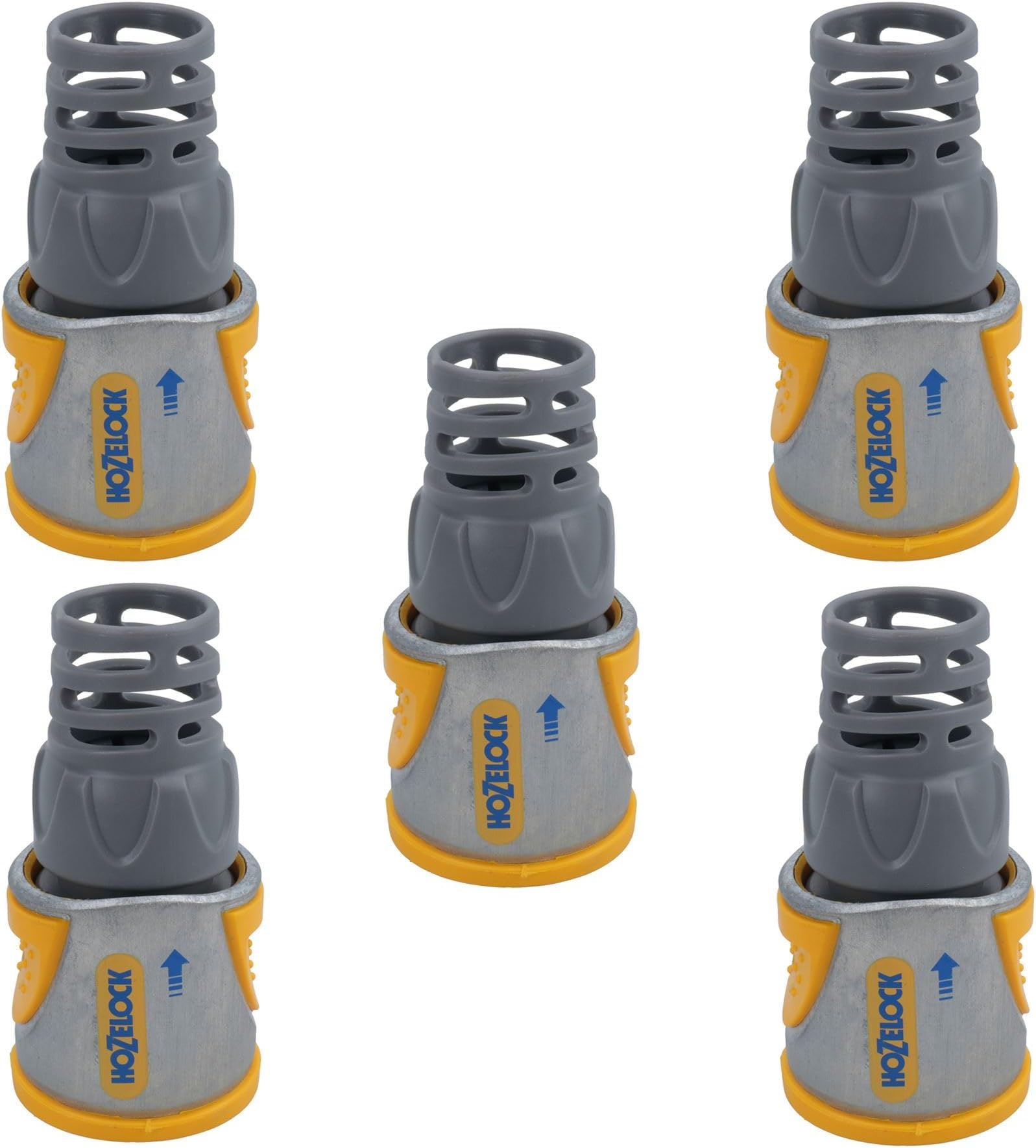 AB ToolsHozelock Metal Hose Pipe End Connector Quick Release Fitting Pro Water 5PK