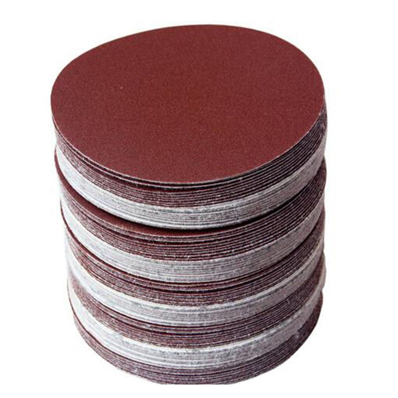 Nass- und Trockenschleifpapierscheiben, 20 Stück, 1/2/3/4/5 Zoll, Aluminiumoxid, Klettverschluss, Körnung 602000, für Drehwerkzeug, Schleifmittel, Polieren, perfekt für Heimwerker und professionelle