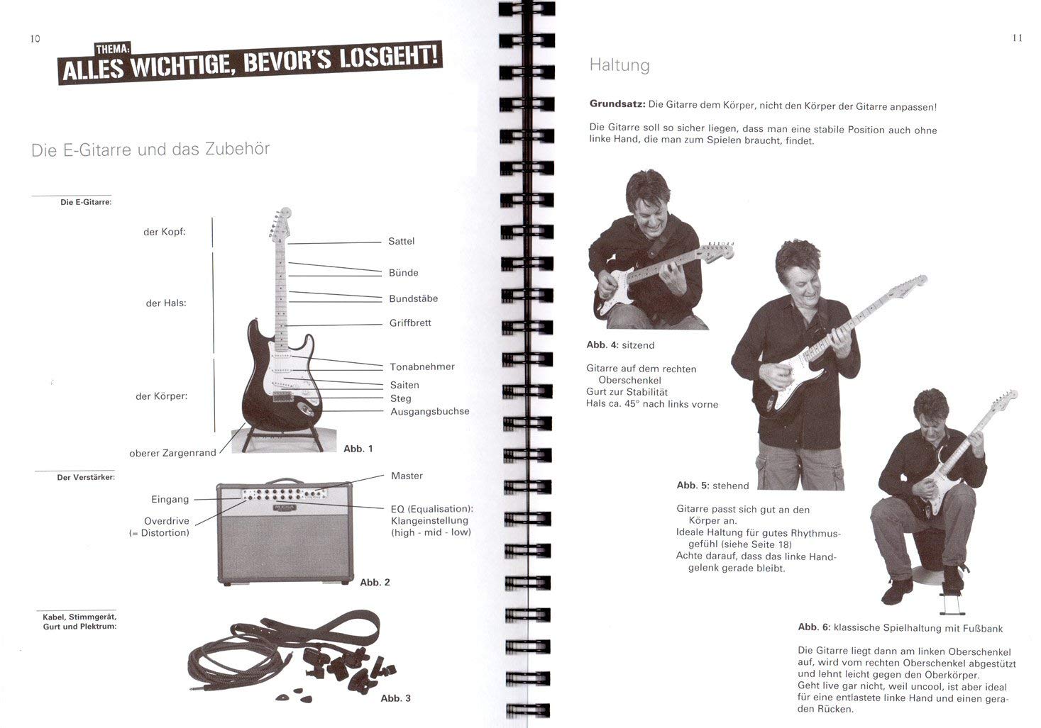 Schule für E-Gitarre von Michael Langer mit CD, Gratis-Download und Original Dunlop Plek - mit den größten Hits der Rockgeschichte Gitarre lernen