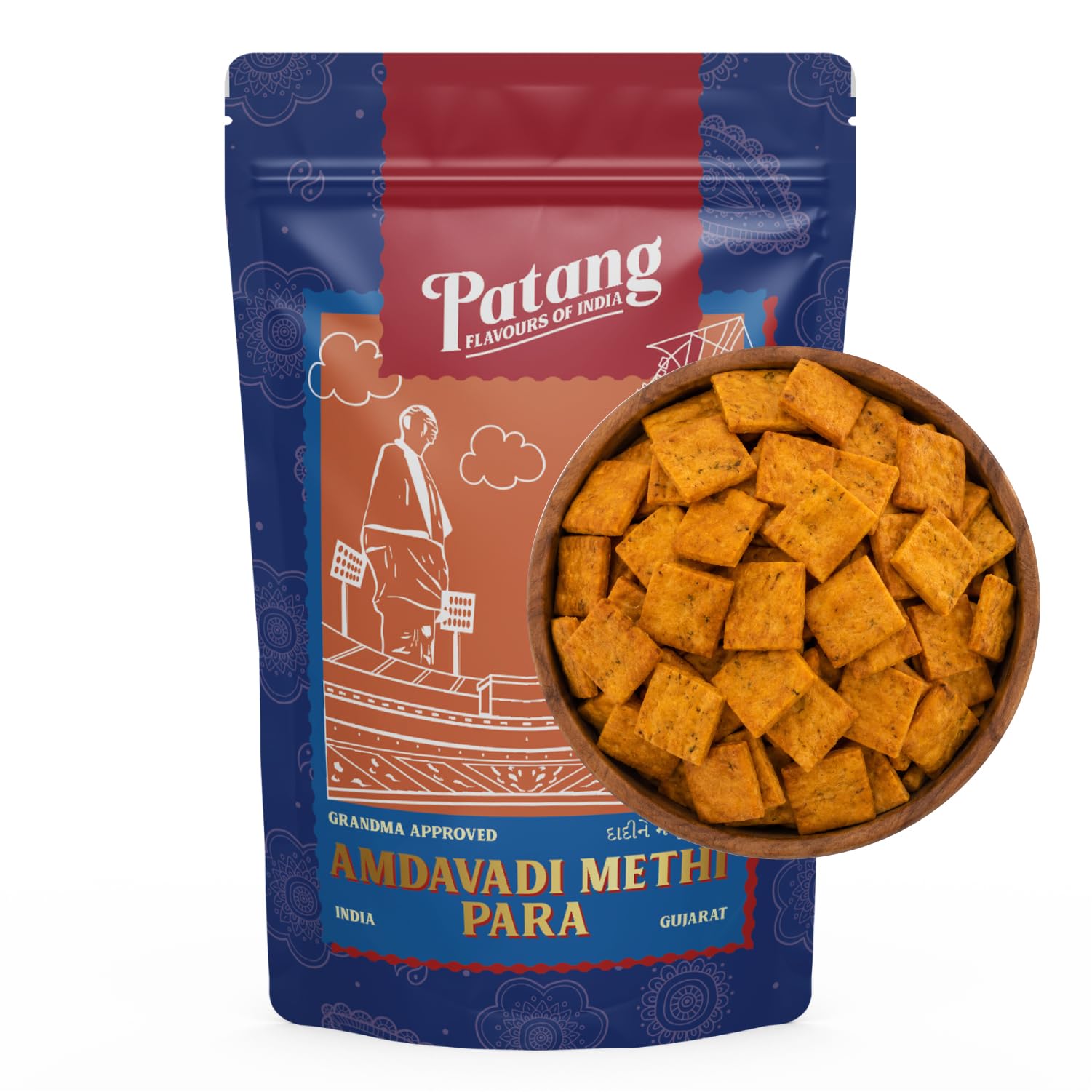 Patang Amdavadi Methi Para 150g | Crispy Gujarati Fenugreek Snack-image-21