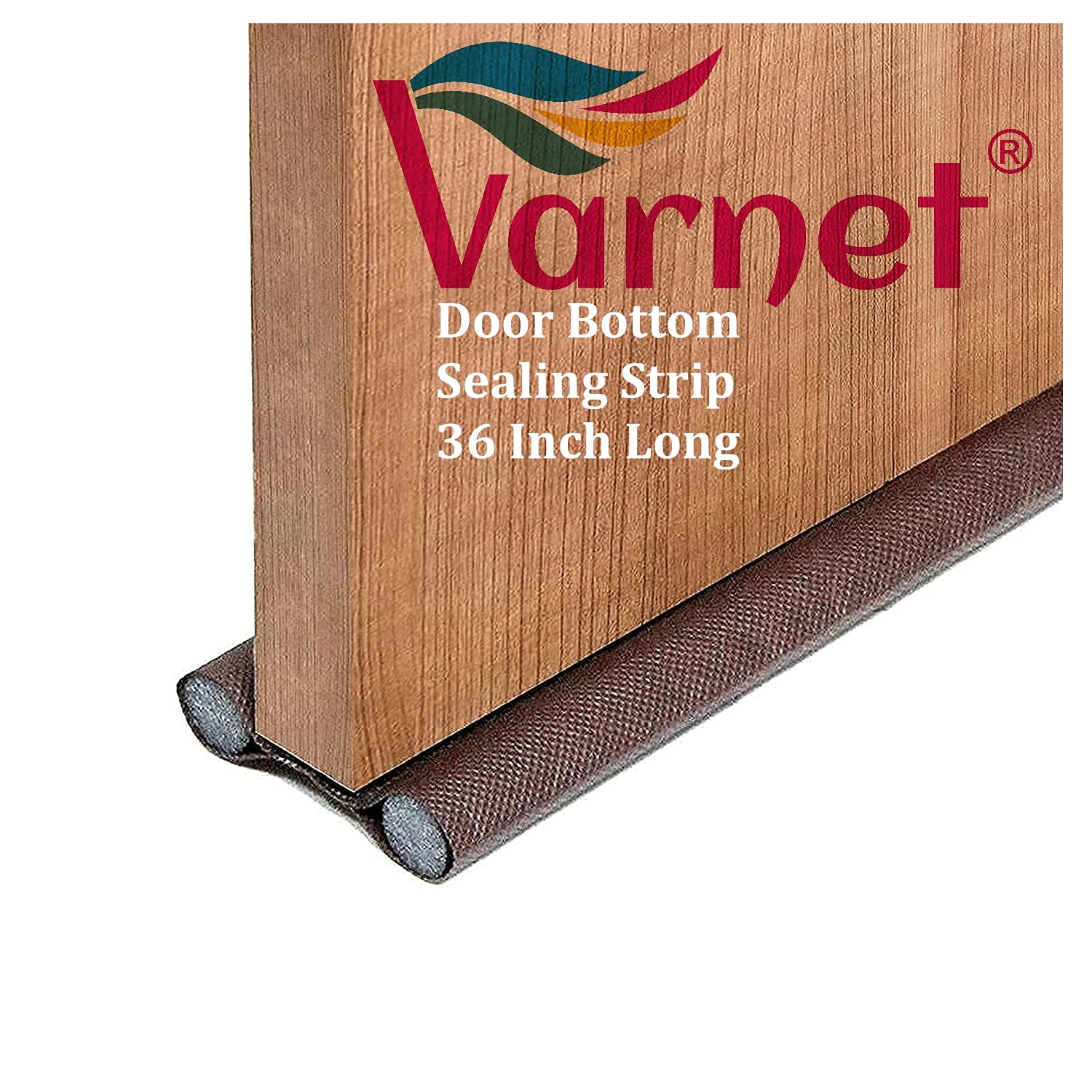 Varnet Door Bottom Sealing Strip Guard for Home | Door Stoppers | Door Seal | Door Closers | Sound-Proof Reduce Noise Energy Saving Weather Stripping | Waterproof - (36 inch, Brown) (B09G4SMZGK) Amazon Price History, Amazon Price Tracker