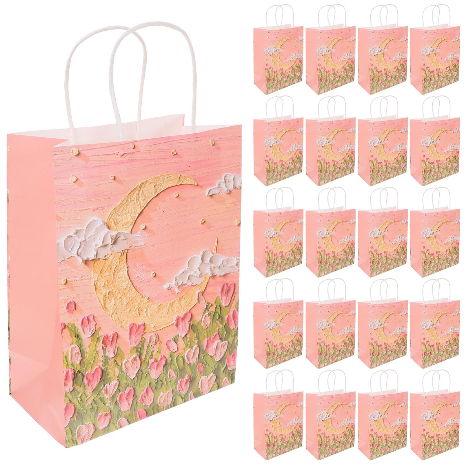 TOPPERFUN 50 Stück Koreanische Ästhetische Papiertüten Süßigkeiten Favor Treat Taschen Snack Cookies Für Großeinkauf
