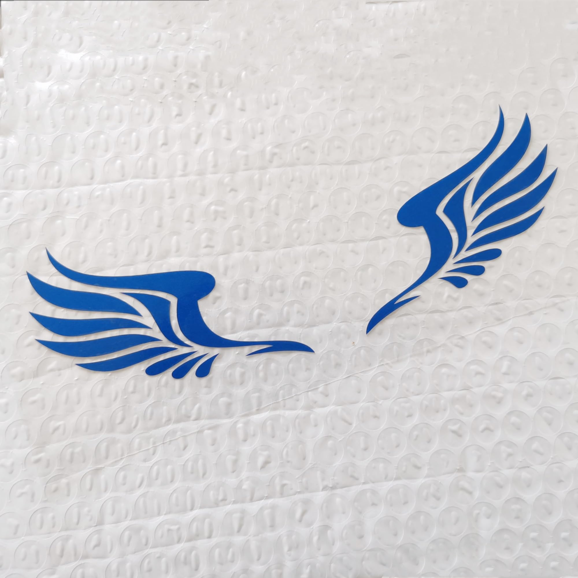 HAfgDJ Motorcycle Stickers Wing Pattern Tank Waterproof Reflective Helmet Decal