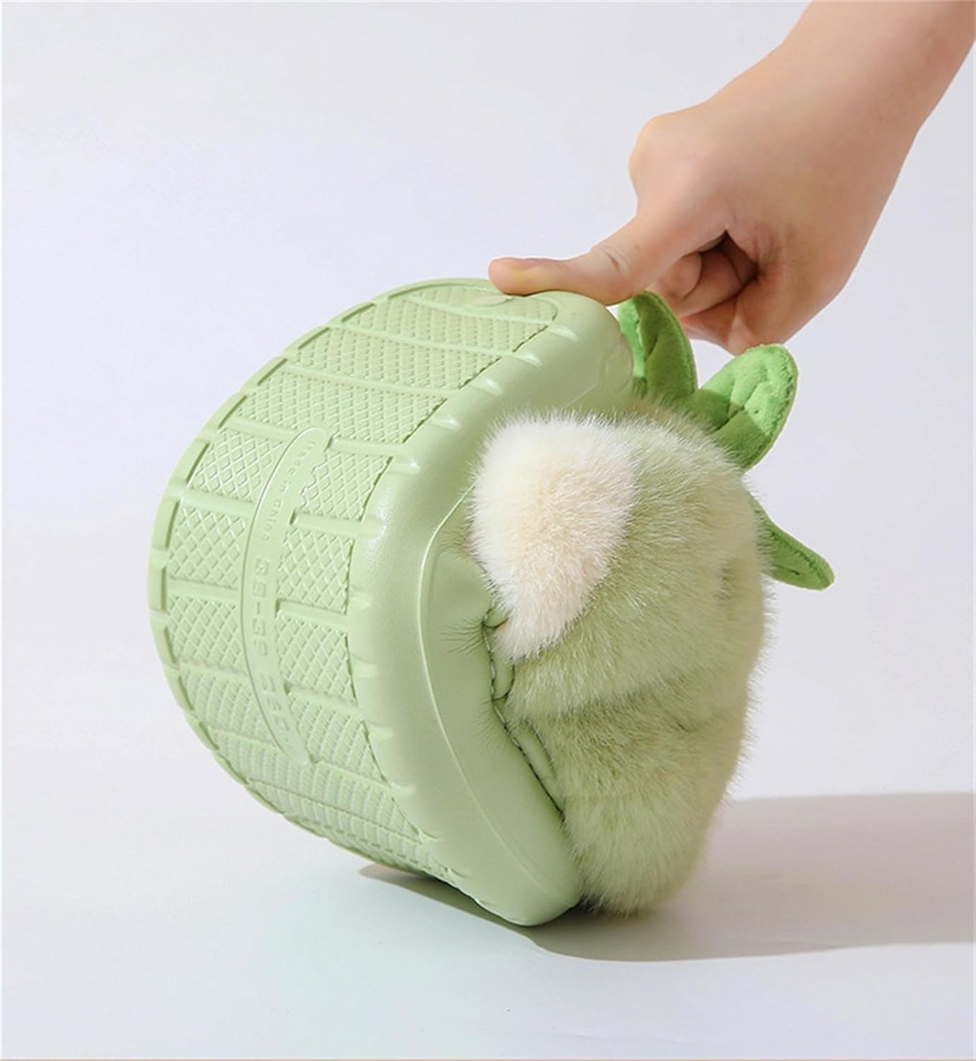 Strawberry fruit slippers for both men and women at home, plush anti slip and warm slippers - Image 2