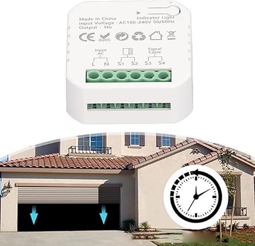 Miniatura 8 de Kit de abridor de puerta de garaje, APP WiFi Control remoto de voz Controlador inteligente de puerta de garaje para Tuya Zigbee 100240V