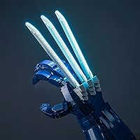 Vista 5 de Kit de luces LED compatible con Lego Wolverine's Adamantium Claws 76250, accesorios de iluminación de bricolaje compatibles con Lego 76250 juego
