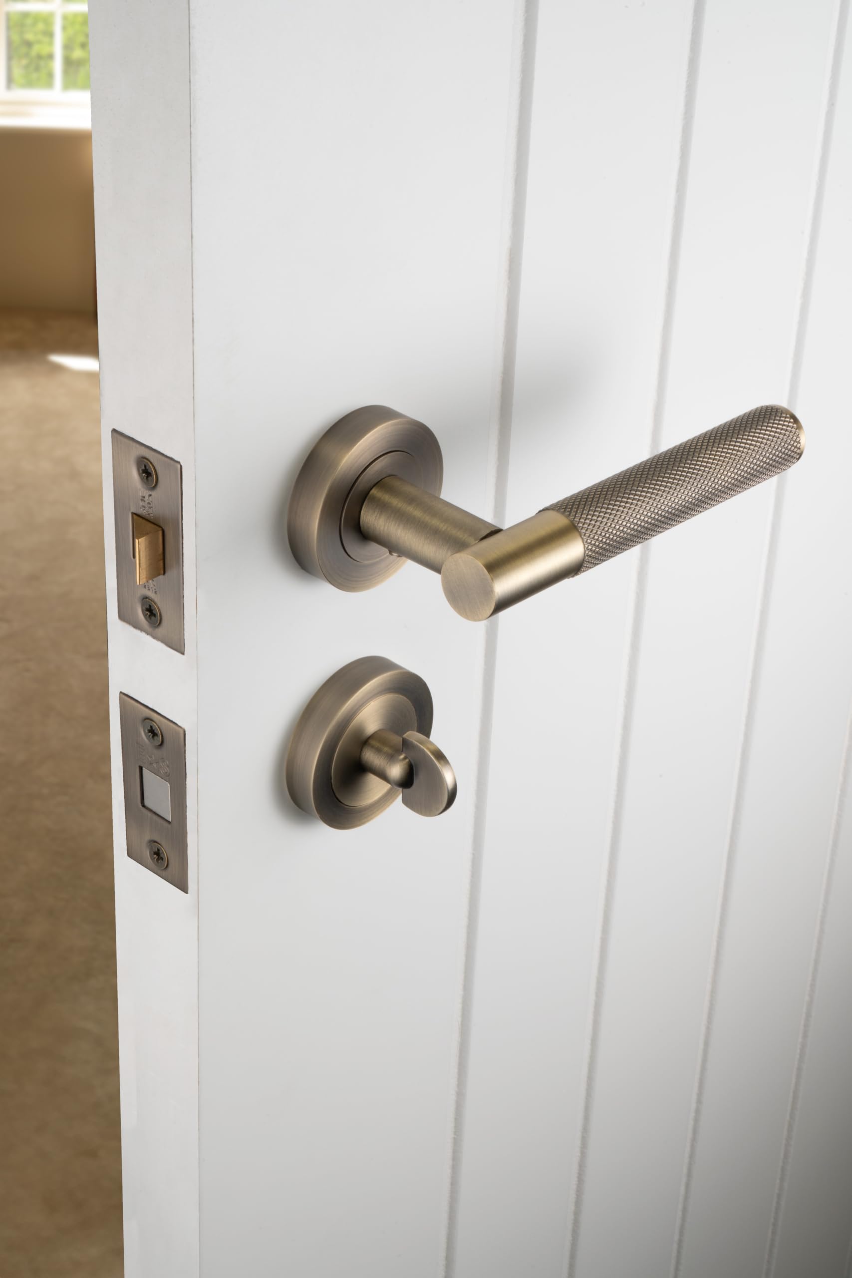 Carlisle Brass UDP/BATH30/AB Ultimate - Paquete de privacidad para puerta en latón envejecido