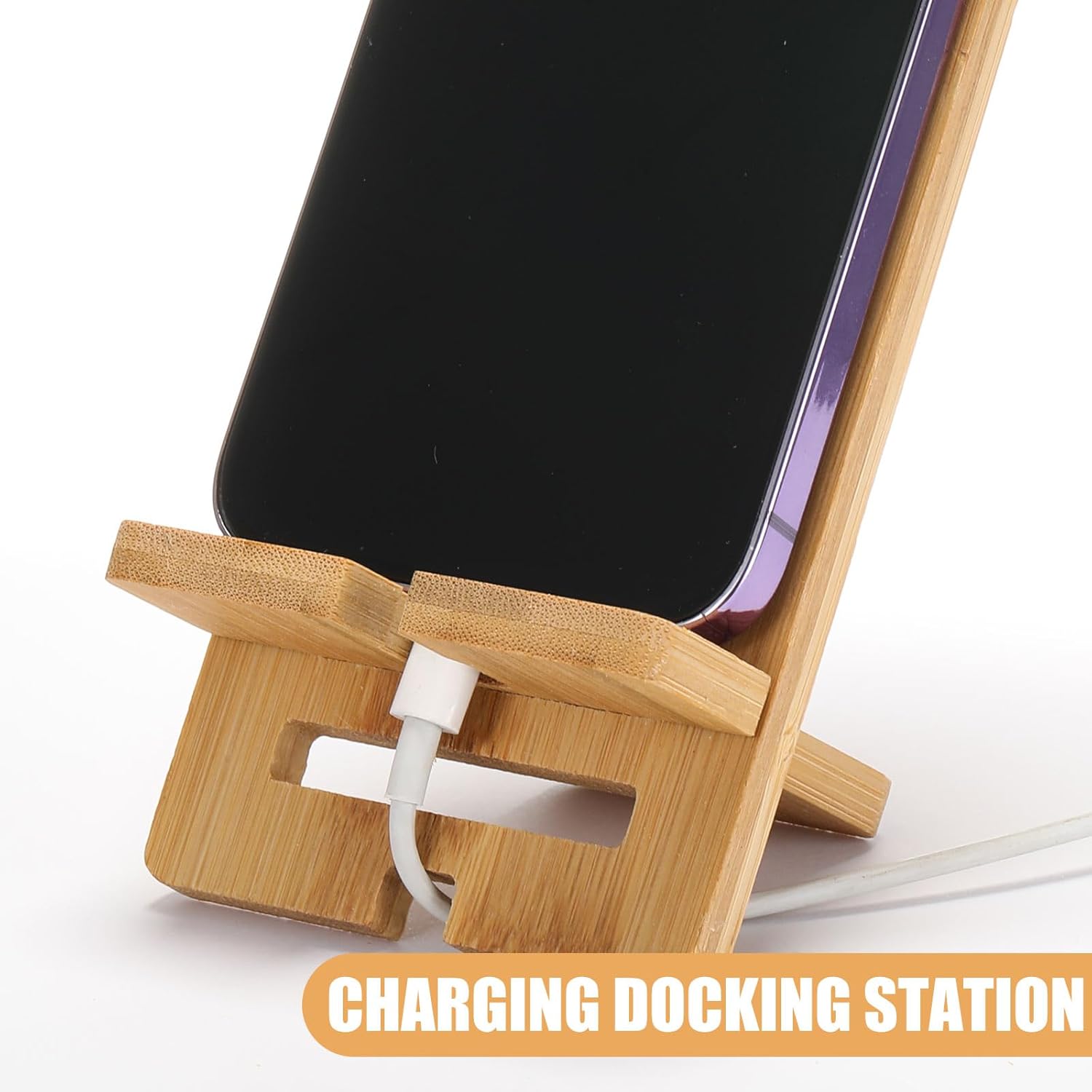 Ripeng 30 Pcs Employee Appreciation Gifts Bulk Bamboo Phone Stand for Desk Office Workers Inspiration Thank You Gift for Team Coworkers Staff Volunteer Nurse Teacher Colleagues Gratitude (Difference)