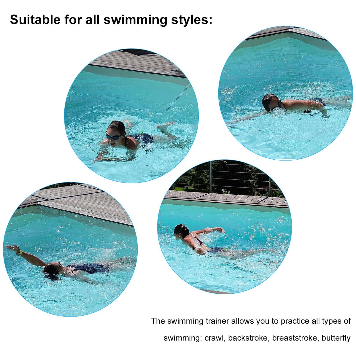 Schwimmgurt Für Pool,3 Meter Schwimmtrainer Gürtel,Schwimmwiderstand Gürtel,Schwimmhilfe Gurtel,Schwimmgurt Schwimmtrainer,Schwimmgürtel Für Pool Erwachsene,Für Widerstandstraining,Schwimm,Gelb
