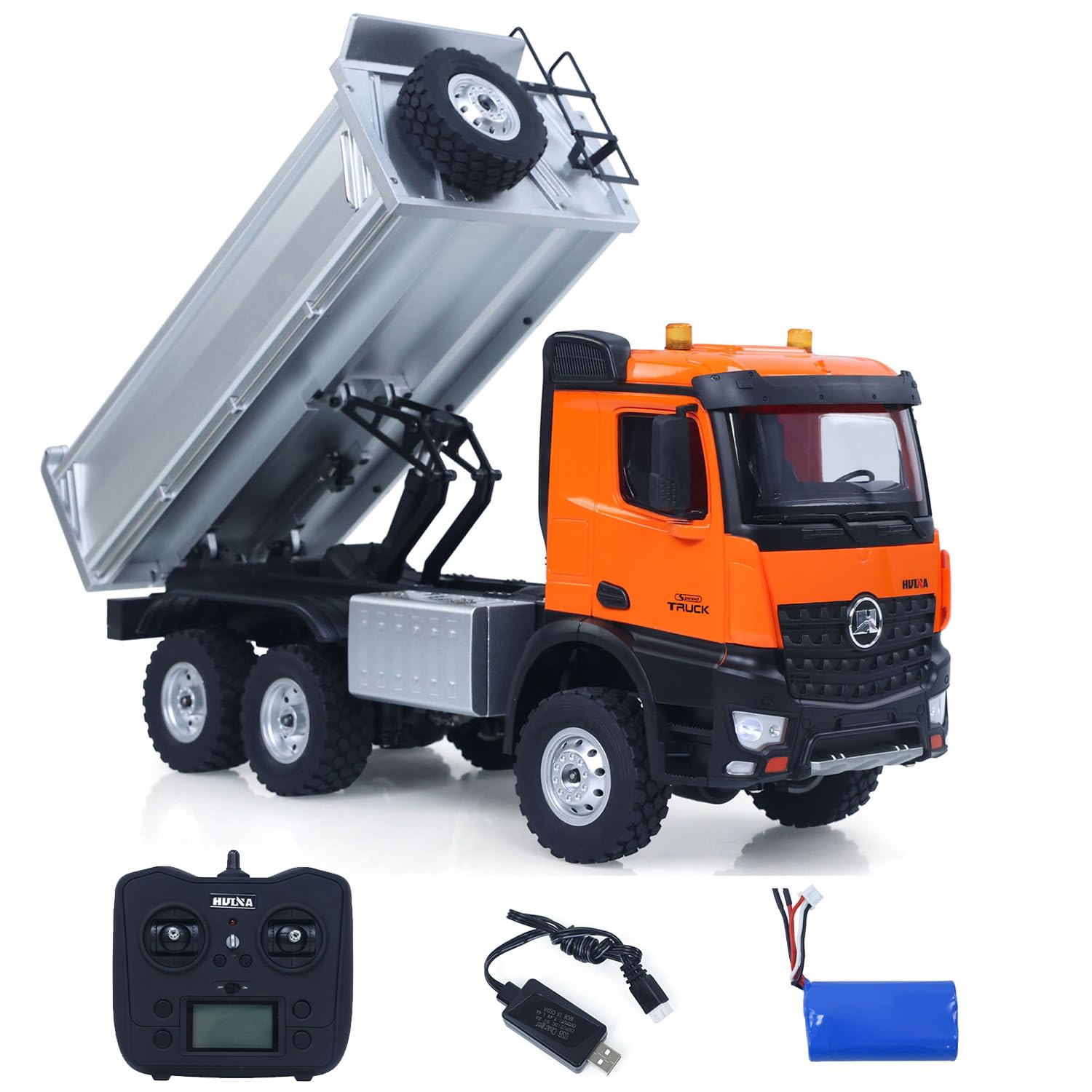 Amazon.co.jp: wheelfun 1/14 Huina 1598 2.4G リモコンダンパー 6×6