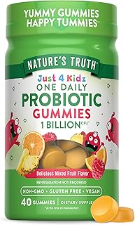 Nature's Truth Kids Probiotic Gummies | 40 Count | Mixed Fruit Flavor | Vegan, Non-GMO & Gluten Free Supplement