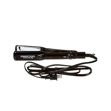 RED Pro Titanium 460 Styler Flat Iron, 1 1/2 for Silk Pressing & Keratin Treatments, Eliminates Frizz, Instant Heat, Auto Shut-Off, Heavy Duty Swivel Cord