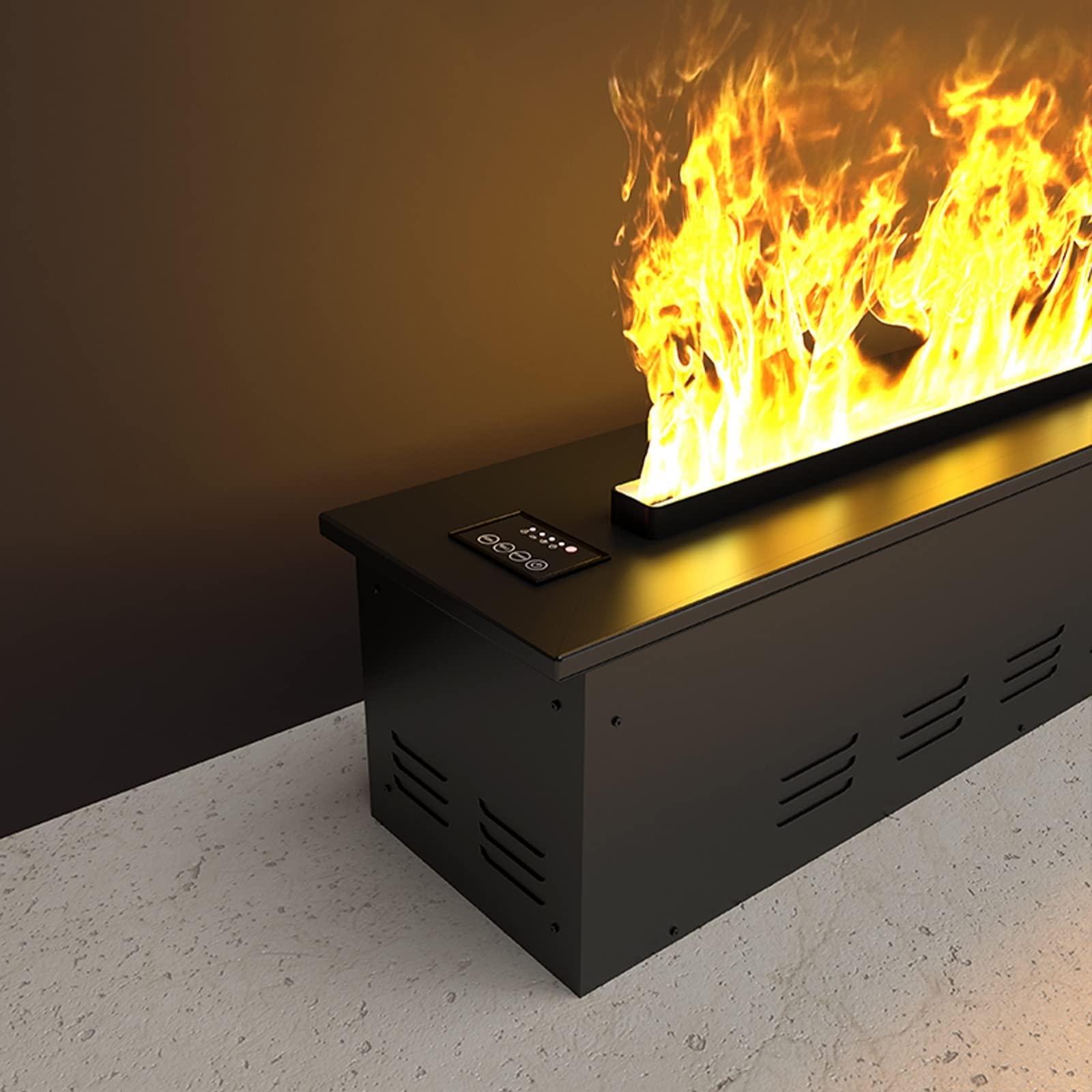 Water Vapor Fireplace 3D Simulation Flame Home Office Decoration Fireplace  Adjustable Flame Effect and One-Key Add Water Function Fire Place Heater  (Size : 38.6-inch) : Amazon.ca: Tools u0026 Home Improvement