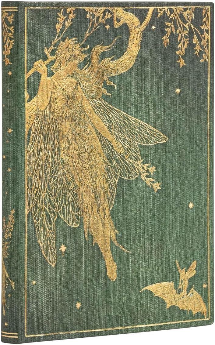 Olive Fairy Mini Lined Hardcover Journal, 176pg, 85GSM by Paperblanks (Lang's Fairy Books)
